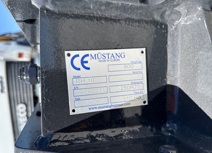 Pulverizador de Demolição Mustang RH10 para Escavadoras 9-25 Ton | Novo 2026