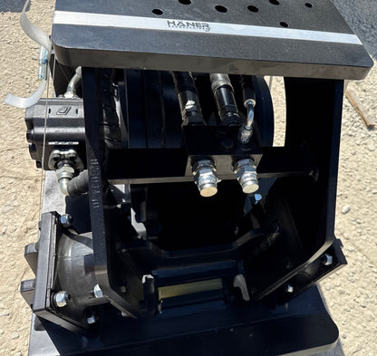 Compactador Hidráulico Haener HPC 600A para Escavadoras 10–15 t | 545 kg | Novo