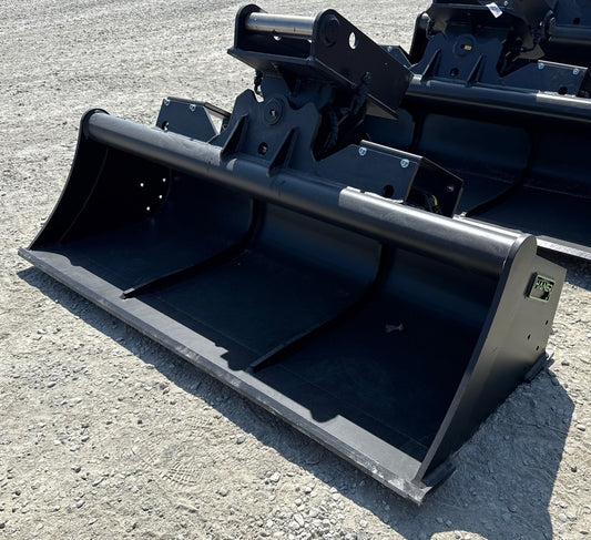 Balde de Limpeza Basculante Haener HHG5180-MS08A 1800 mm | MS10 | 10–15 Ton | Novo 2026