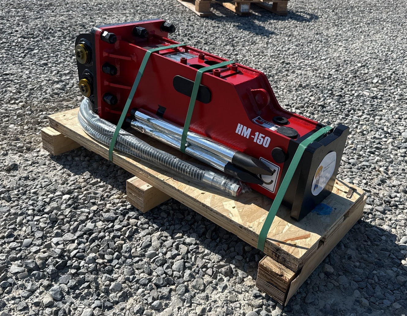 Martelo hidráulico LANCINI HM-150 para miniescavadoras entre 1,5 e 4,5 toneladas