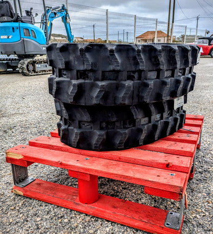 Rastos de borracha para mini e midi escavadoras 180x72x37 PAR