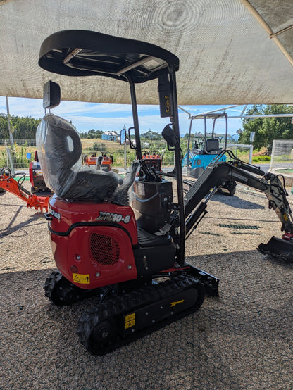 Mini Escavadora XN10-8 com 3 balde e engate rapido