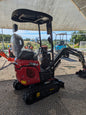 Mini Escavadora XN10-8 com 3 balde e engate rapido