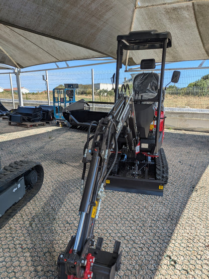 Mini Escavadora XN10-8 com 3 balde e engate rapido
