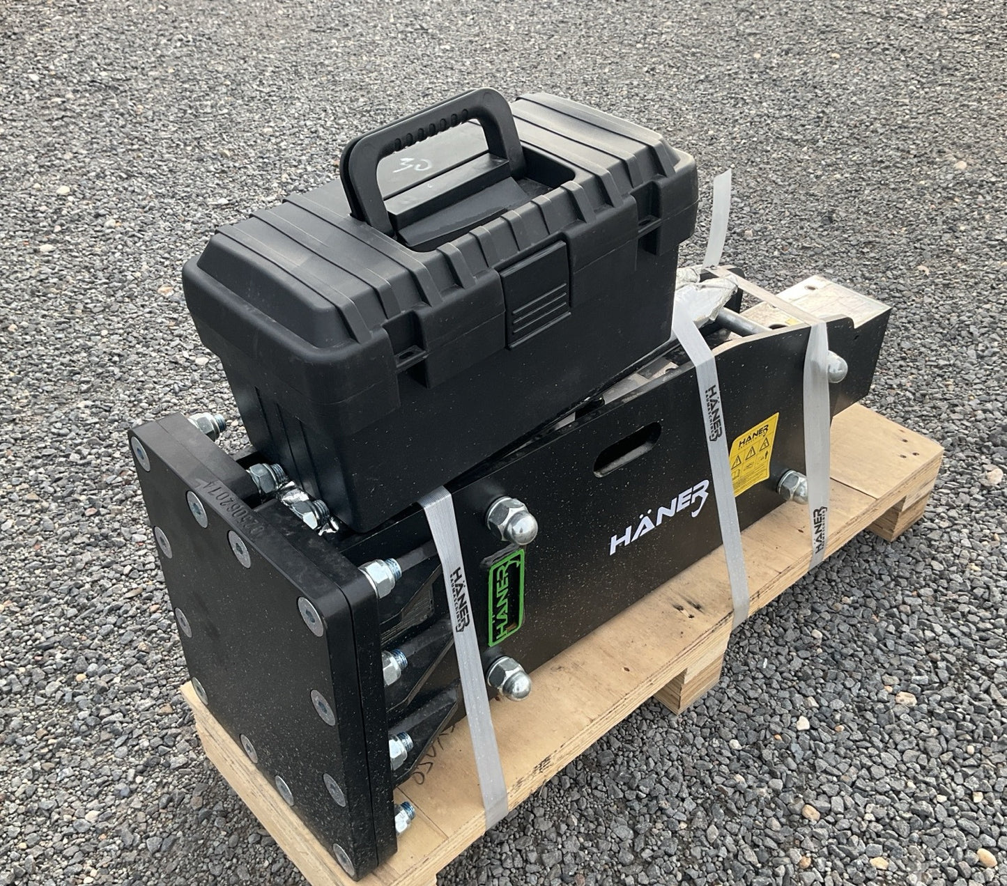 Martelo hidráulico Haener HX500SA para miniescavadoras entre 1,5 e 4,5 toneladas
