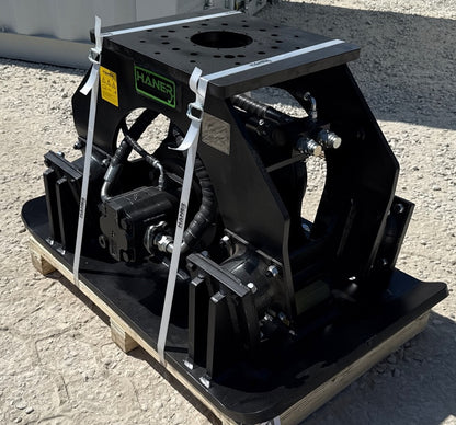 Compactador Hidráulico Haener HPC 600A para Escavadoras 10–15 t | 545 kg | Novo