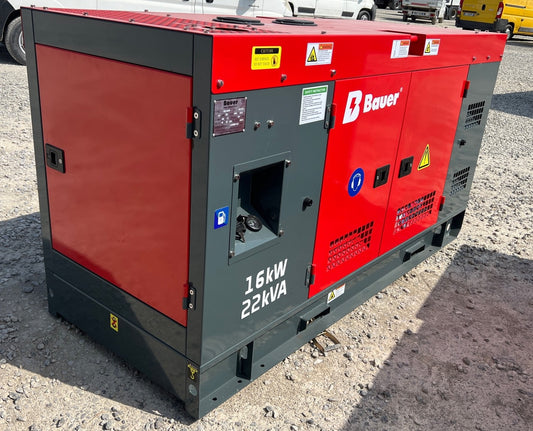 Gerador Diesel Bauer GFS-16 ATS 20 kVA Trifásico Insonorizado | Novo 2025