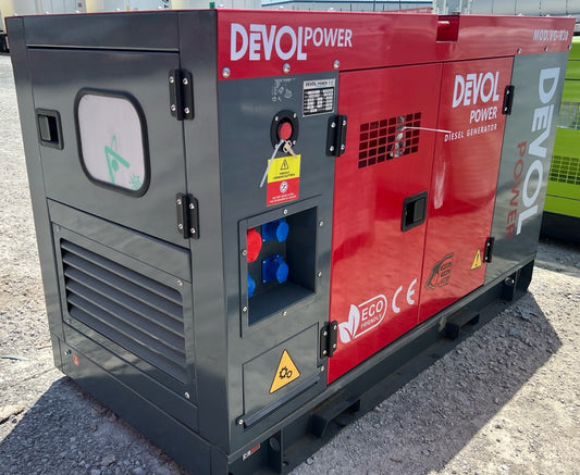 Gerador Diesel DEVOL VG-R30 30 kW / 37,5 kVA Trifásico Insonorizado | Novo 2026