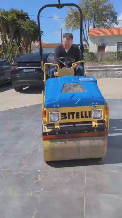 Cilindro Compactador BITELLI Paperino 315 (DTV) – 1.5 Ton – Revisto e Pintado